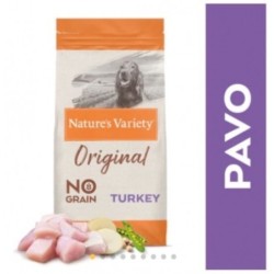 Nature's Variety pienso Original No Grain Medium Adult Pavo