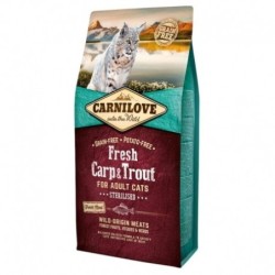 Carnilove Fresh Sterilised Carp & Trout Para Gato Con Carpa Y Trucha