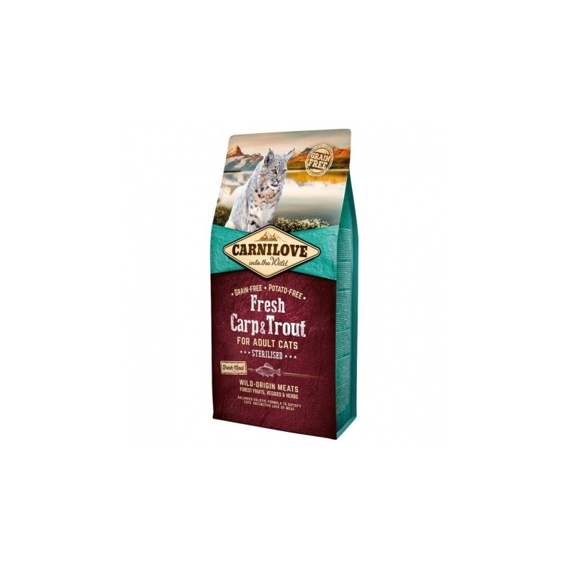 Carnilove Fresh Sterilised Carp & Trout Para Gato Con Carpa Y Trucha