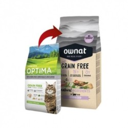 Optima Ownat Just Grain Free sterilized pienso para gatos esterilizados Pollo