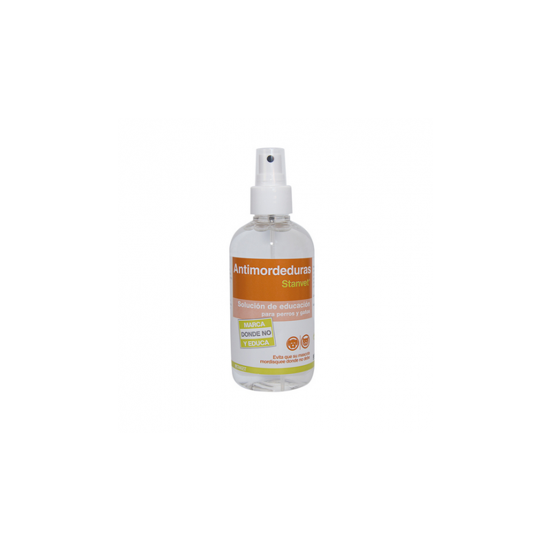 Antimordeduras stanvet. Perros y gatos. Solución educación. 200ml.