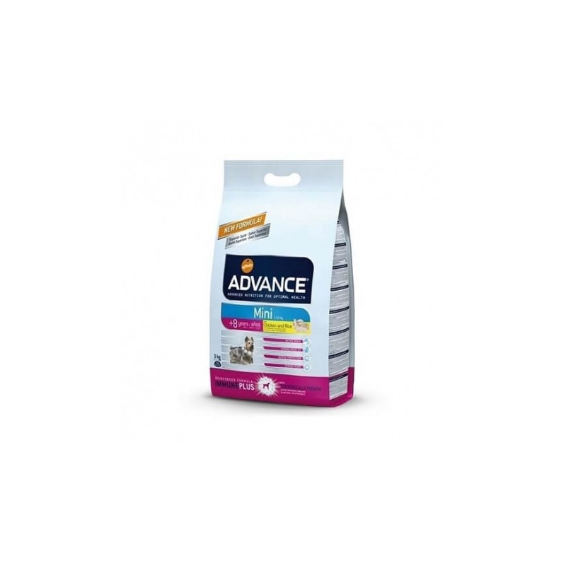 Advance Senior Small Pollo y Arroz 3kg pienso perros mayores de razas pequeñas