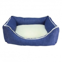 Cama Borrego Azul para perros y gatos