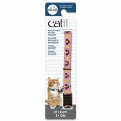 Catit Collar Breakaway Rosa con Lazos Morados gatos