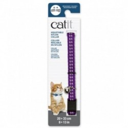 Catit Collar Breakaway Reflectante Morado gatos