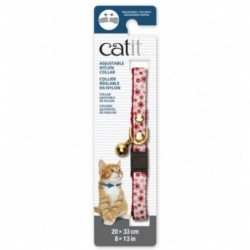 Catit Collar Breakaway Remache Dorado Flores gatos