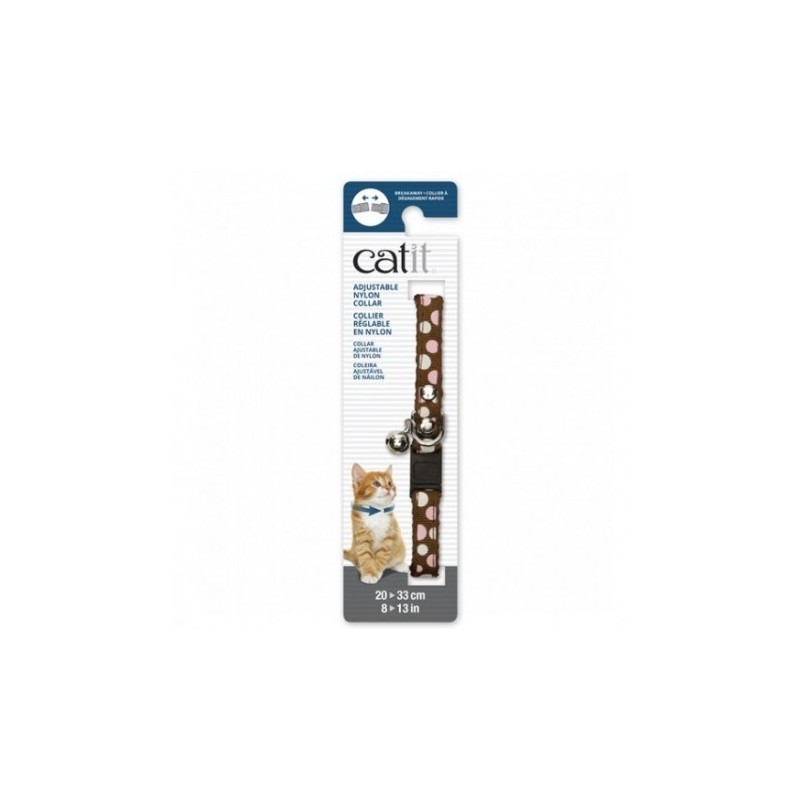 Catit Collar Breakaway Remache Plata Lunares gatos