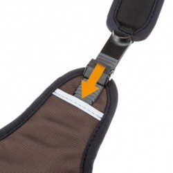 Arnes Ergotrekking P para perros Brown Ferplast